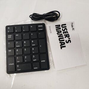Bluetooth Number Pad Wireless Numeric Keypad Numpad 26 Keys Portable Mini Financ